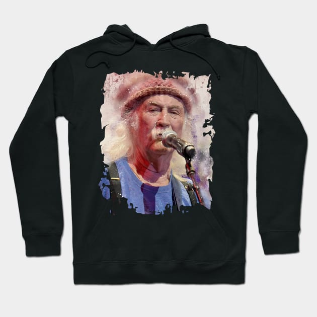 DAVID CROSBY-1 Hoodie by MufaArtsDesigns